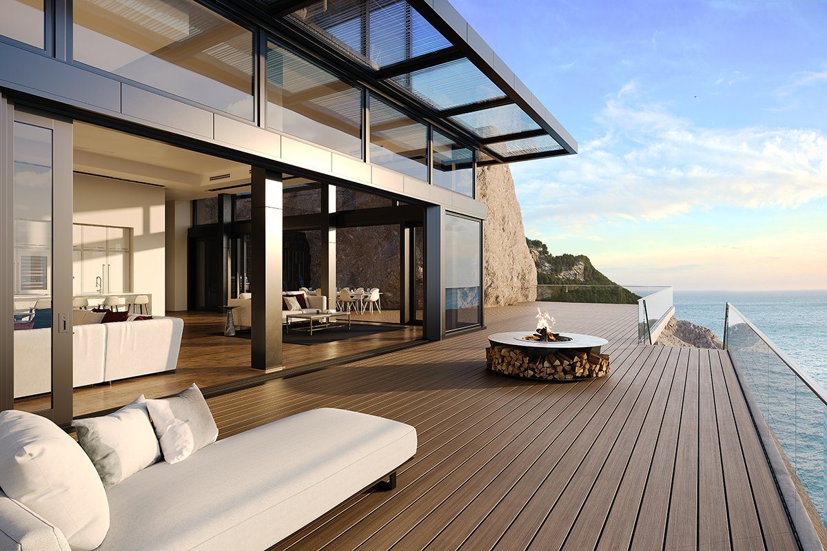 Outdoor living deck project
